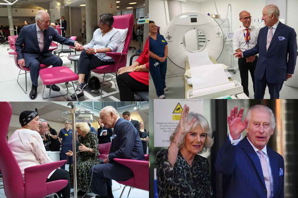 El rey Carlos III regresa a sus deberes reales compartiendo con otros pacientes de cáncer