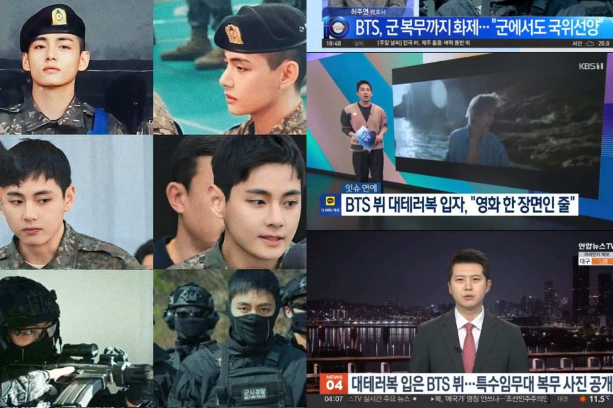 V de BTS elegido como 'un orgullo de Corea del Sur' durante su servicio militar