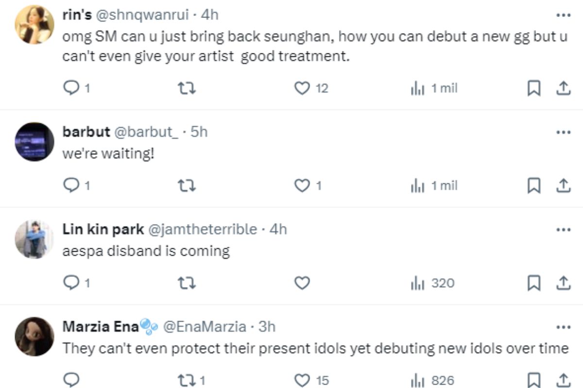 Se reporta que SM Entertainment podría debutar un nuevo grupo femenino de K-Pop este verano e inquieta a los fans