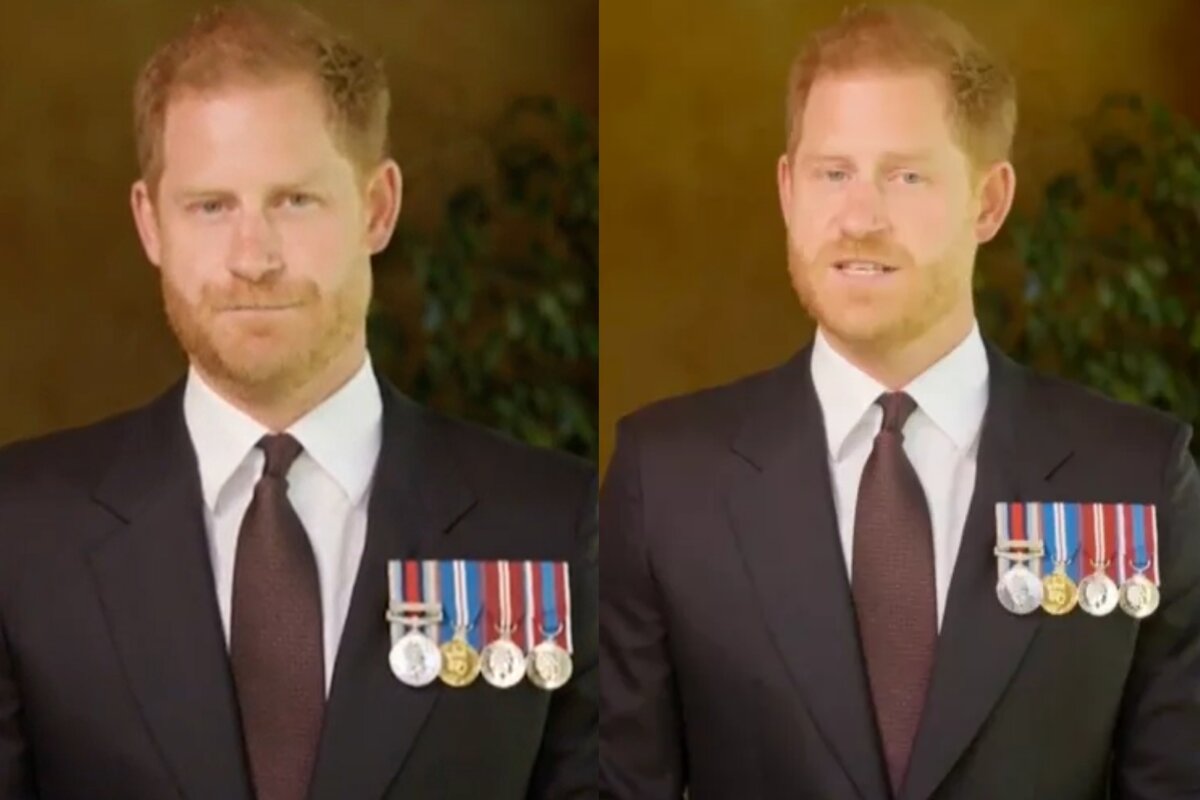 El príncipe Harry entrega premio a un militar en Estados Unidos y recibe duras críticas por usar medallas del ejército del Reino Unido