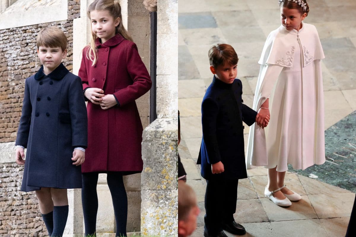La princesa Charlotte y la tierna atención hacia su hermano menor, el príncipe Louis