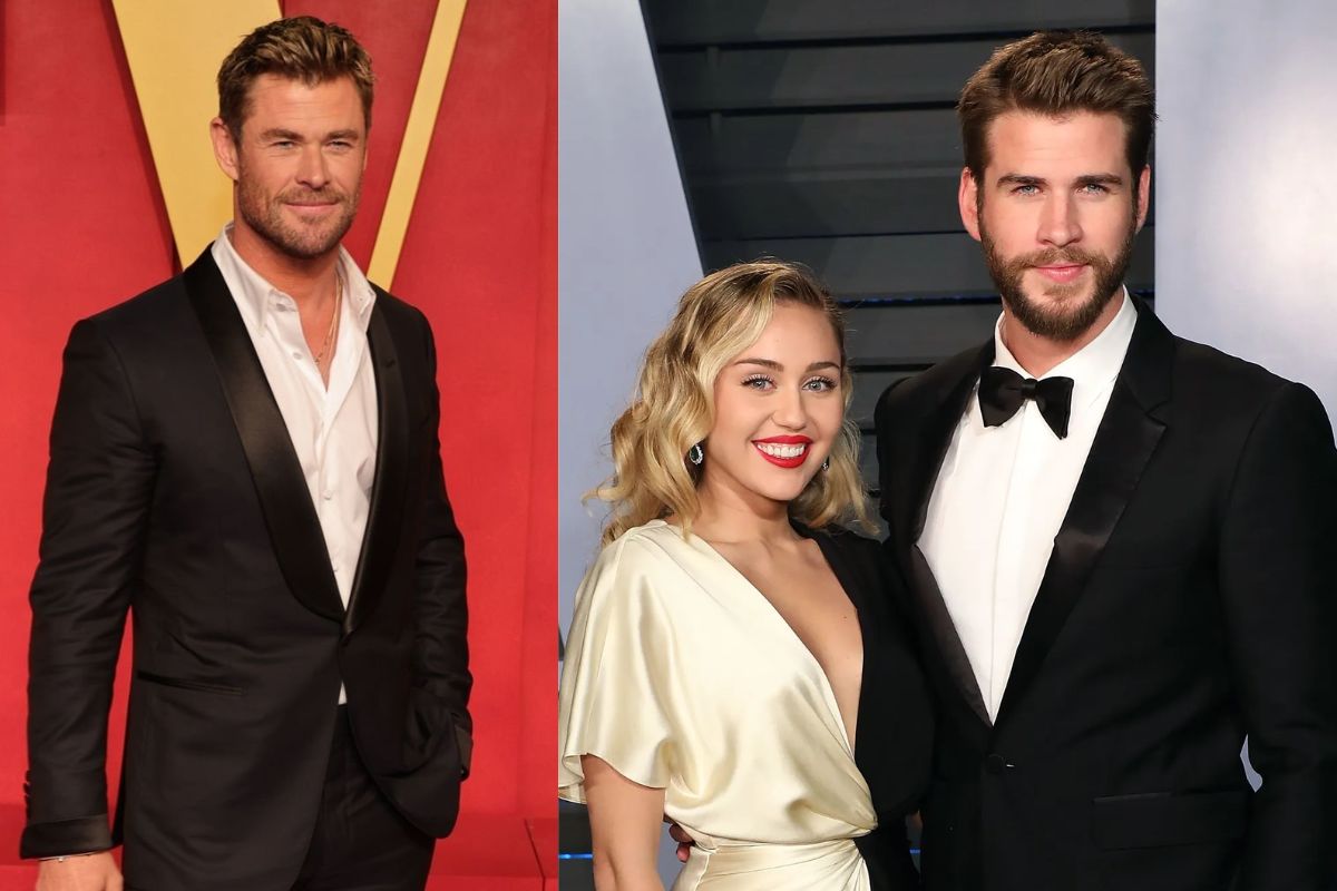Chris Hemsworth se habría referido de forma negativa al romance que hubo entre su hermano y Miley Cyrus
