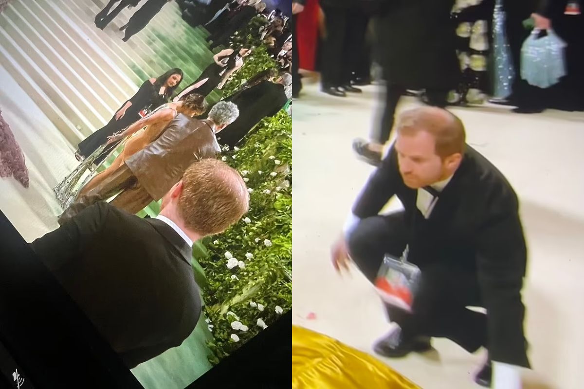 El Doppelgänger del príncipe Harry fue visto trabajando en la Met Gala 2024