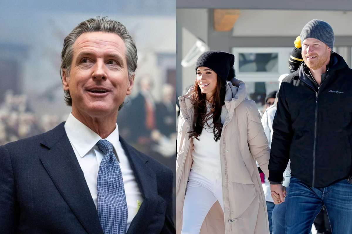 Gavin Newsom, gobernador de California, defiende al príncipe Harry y Meghan Markle en medio de una nueva polémica