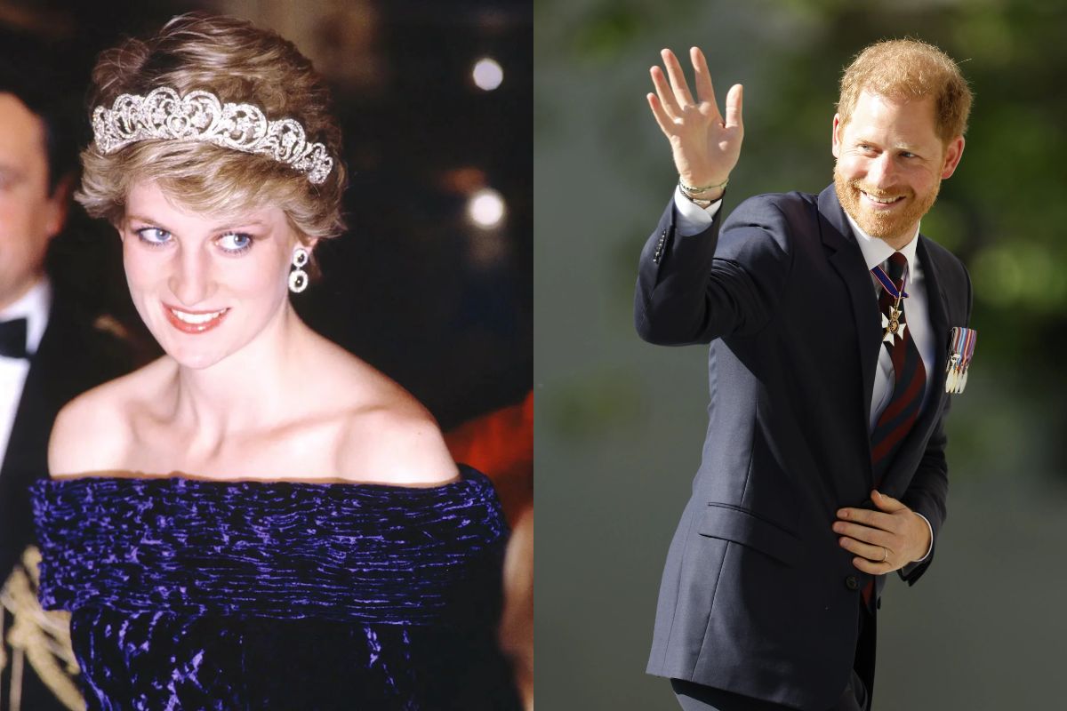 El príncipe Harry se reunió con la familia Spencer de la princesa Diana en su visita al Reino Unido
