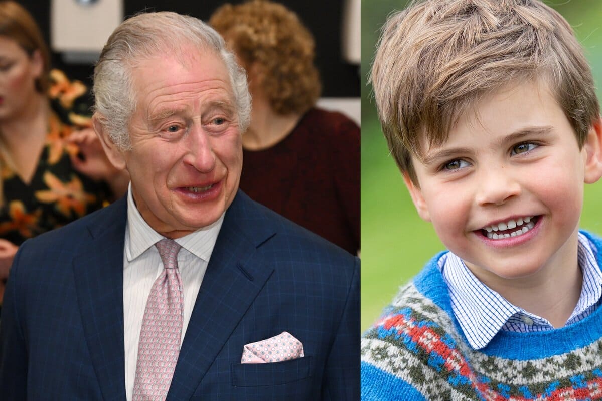 El príncipe Louis habría sido quien le obsequió la corbata de dinosaurios al rey Carlos III