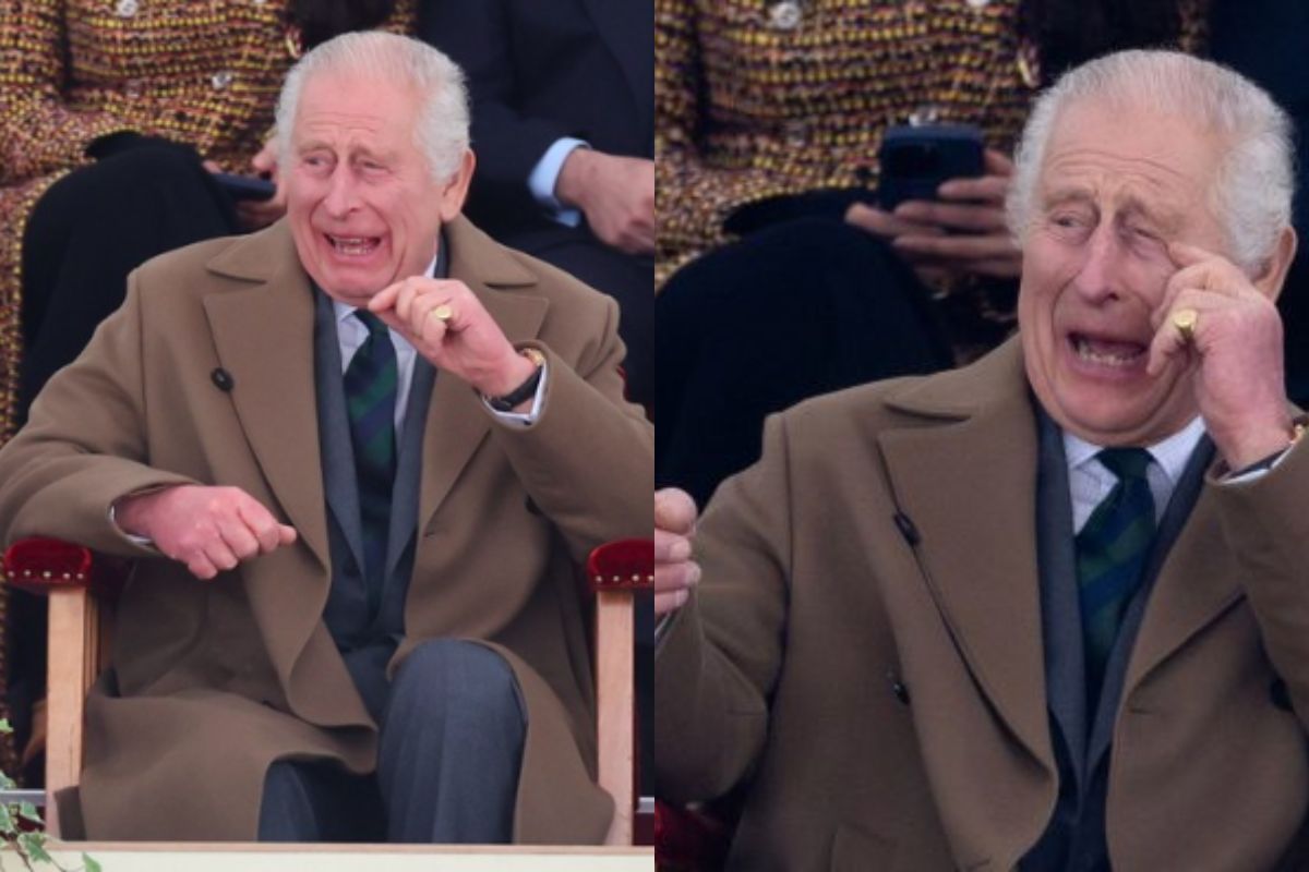 El Rey Carlos III casi llora de la risa en el Royal Windsor Horse Show