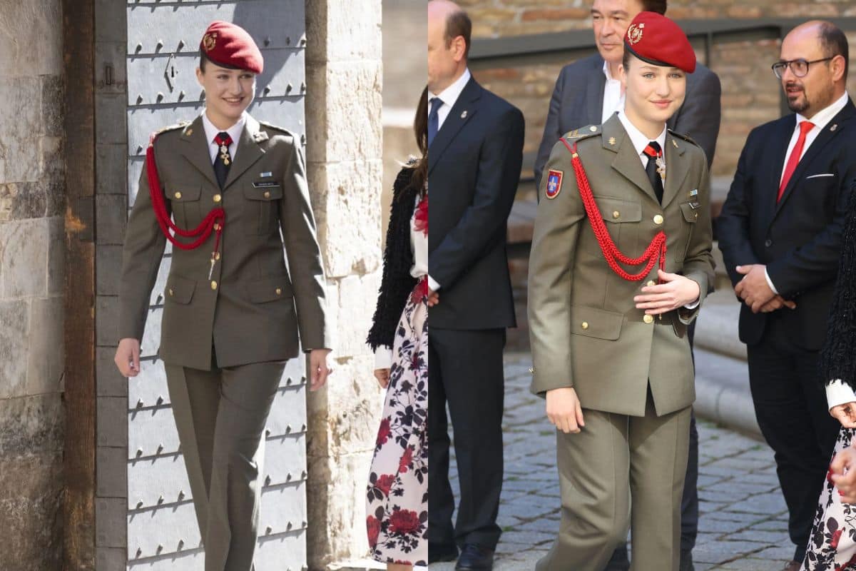 La princesa Leonor y el significado de los cordones desatados de su uniforme