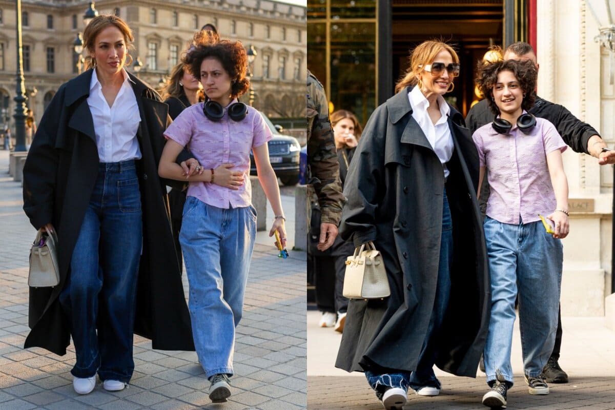 Jennifer Lopez y su hija no binaria disfrutan de un paseo en París