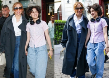 Jennifer Lopez y su hija no binaria disfrutan de un paseo en París