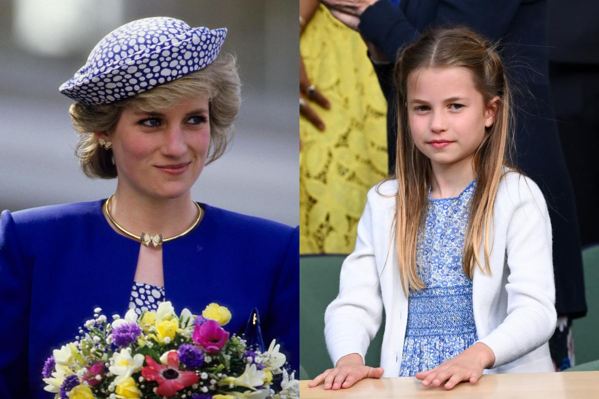 La princesa Charlotte usó un famoso artículo de su abuela la princesa Diana