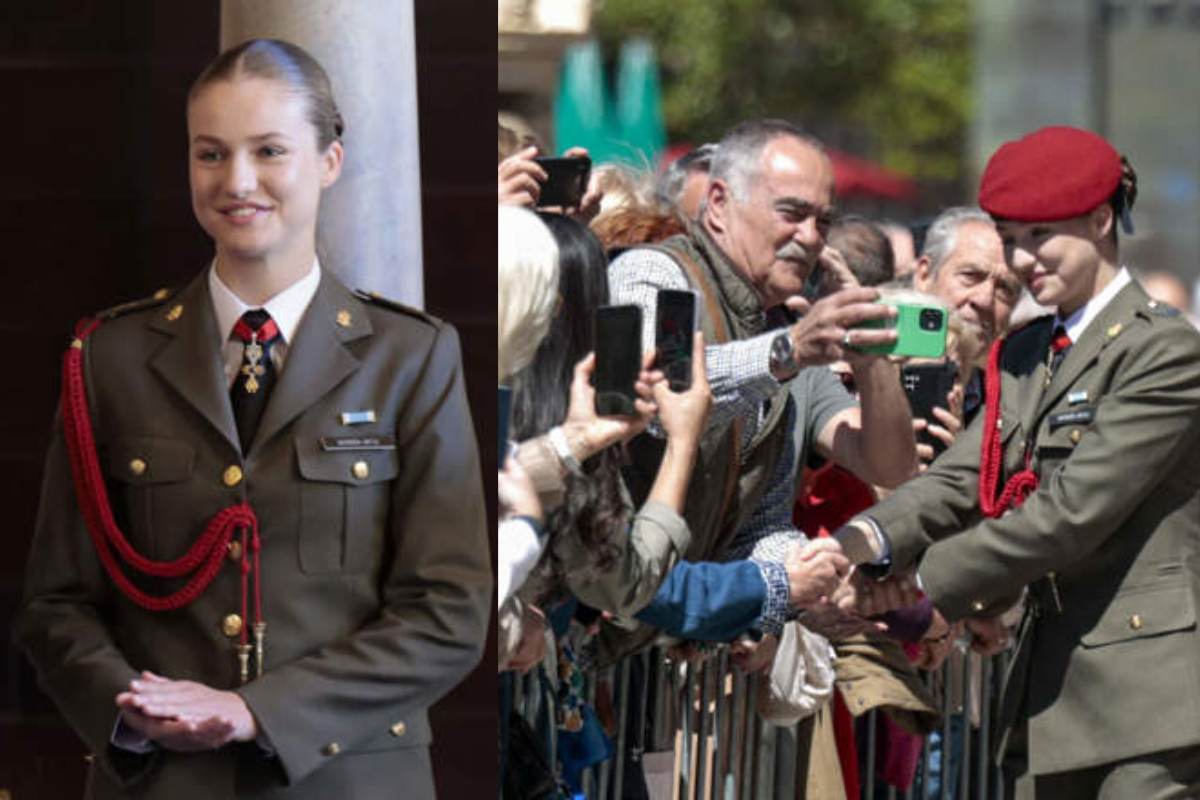 La princesa Leonor deja al descubierto sus nervios en un acto de reconocimientos en donde estuvo sin sus padres