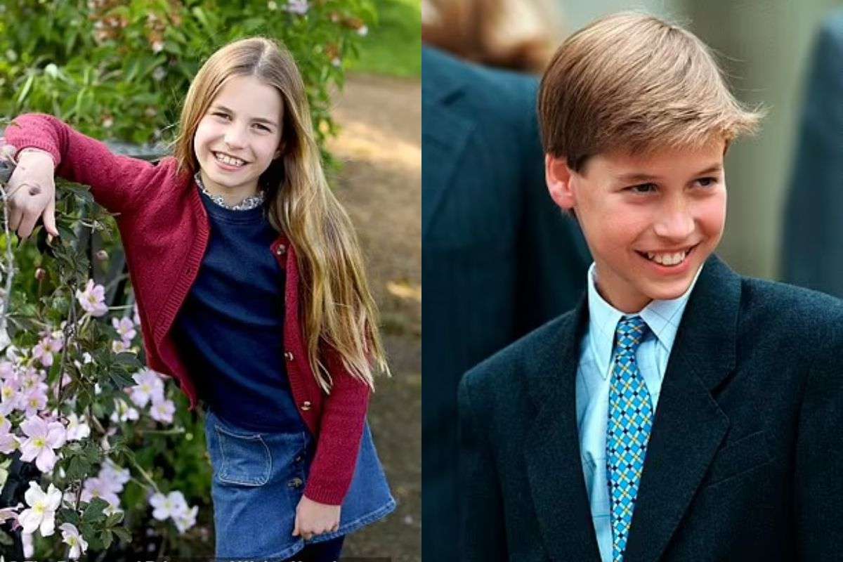 El asombroso parecido entre la princesa Charlotte y el príncipe William