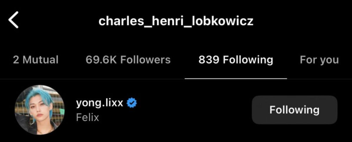 El miembro de la realeza francesa que sigue a uno de los miembros de Stray Kids en Instagram