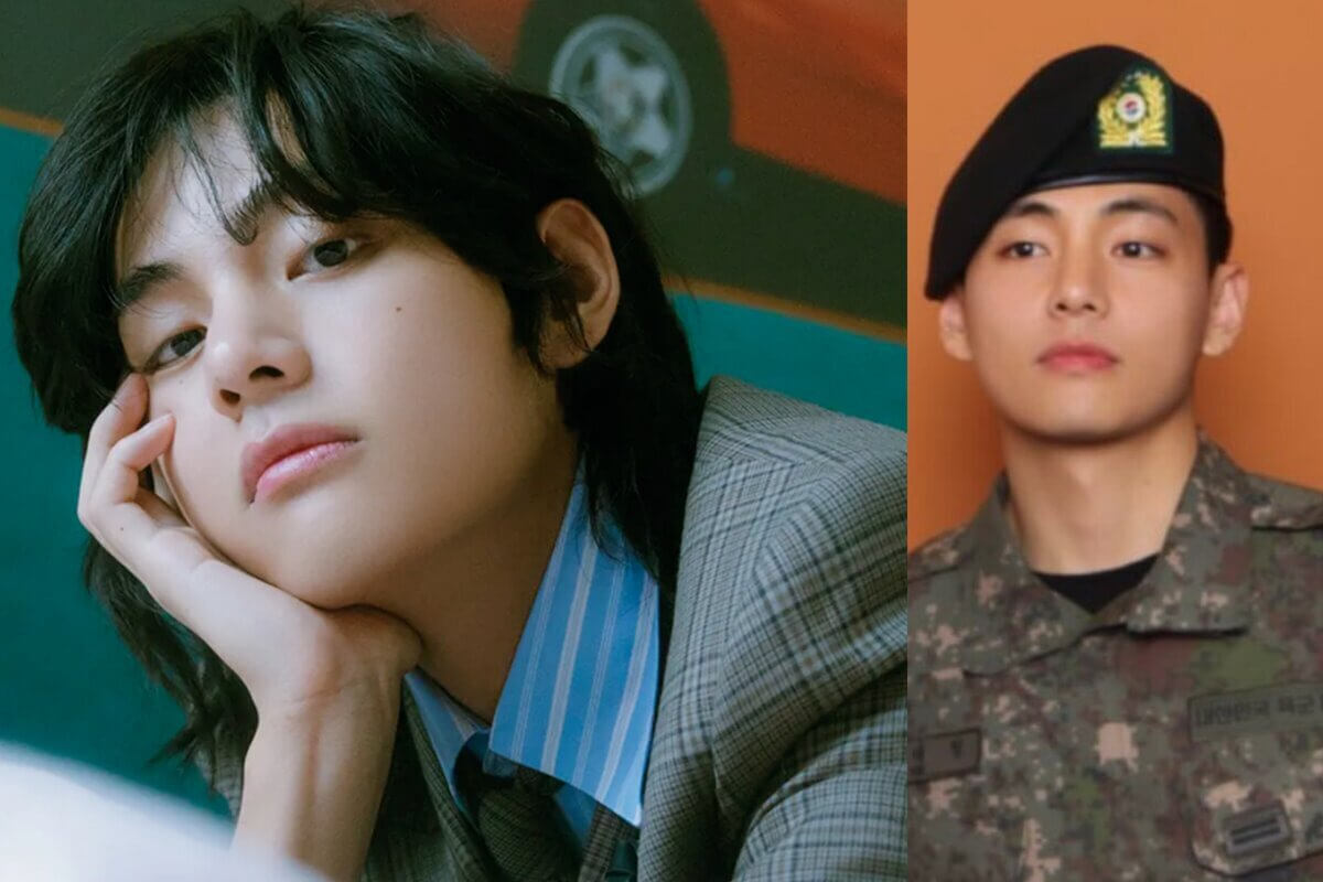 V de BTS luce más hermoso que nunca en sus nuevas fotos con traje militar