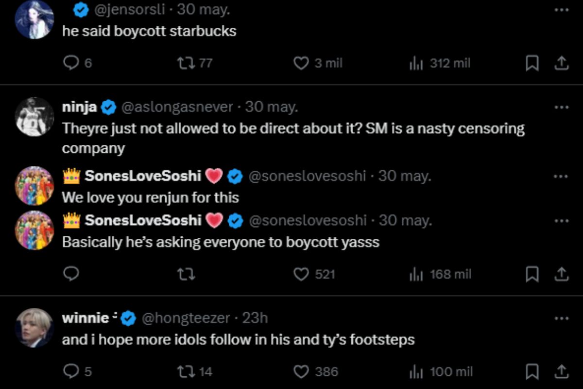 ¿Renjun de NCT compartió una historia en Instagram para boicotear a Starbucks?