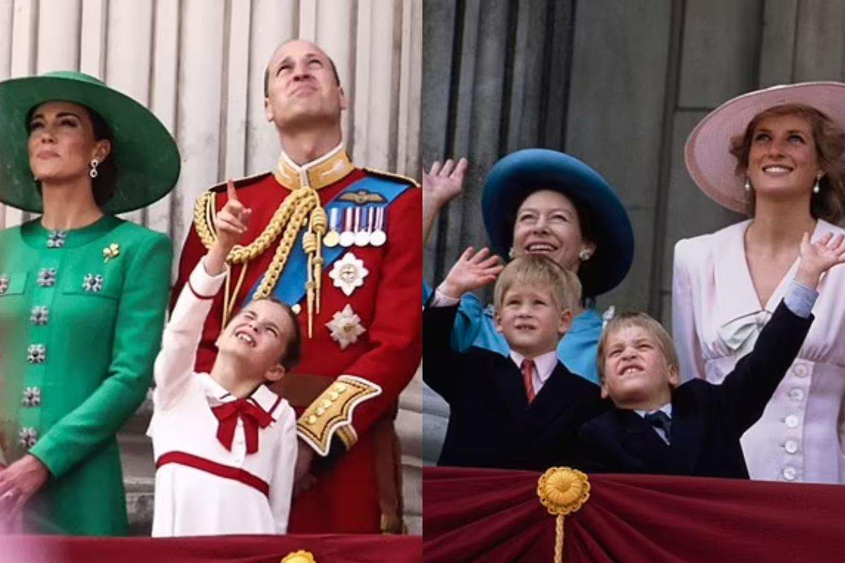 El asombroso parecido entre la princesa Charlotte y el príncipe William