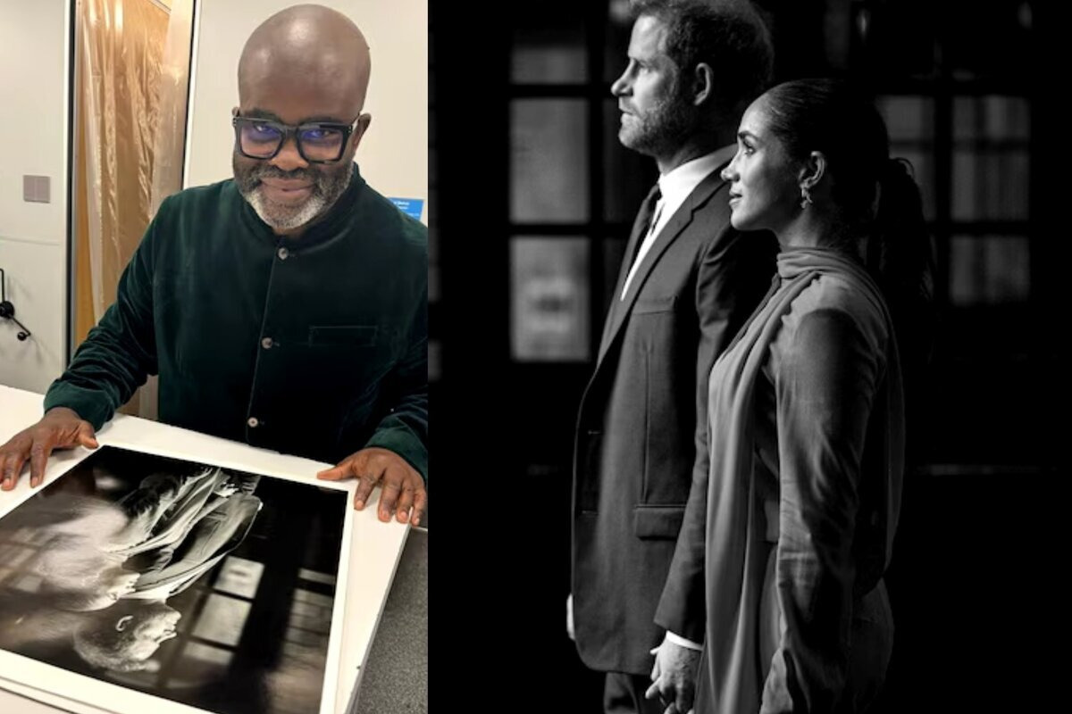 Un retrato del príncipe Harry y Meghan Markle ahora cuelga en uno de los museos más prestigiosos del Reino Unido