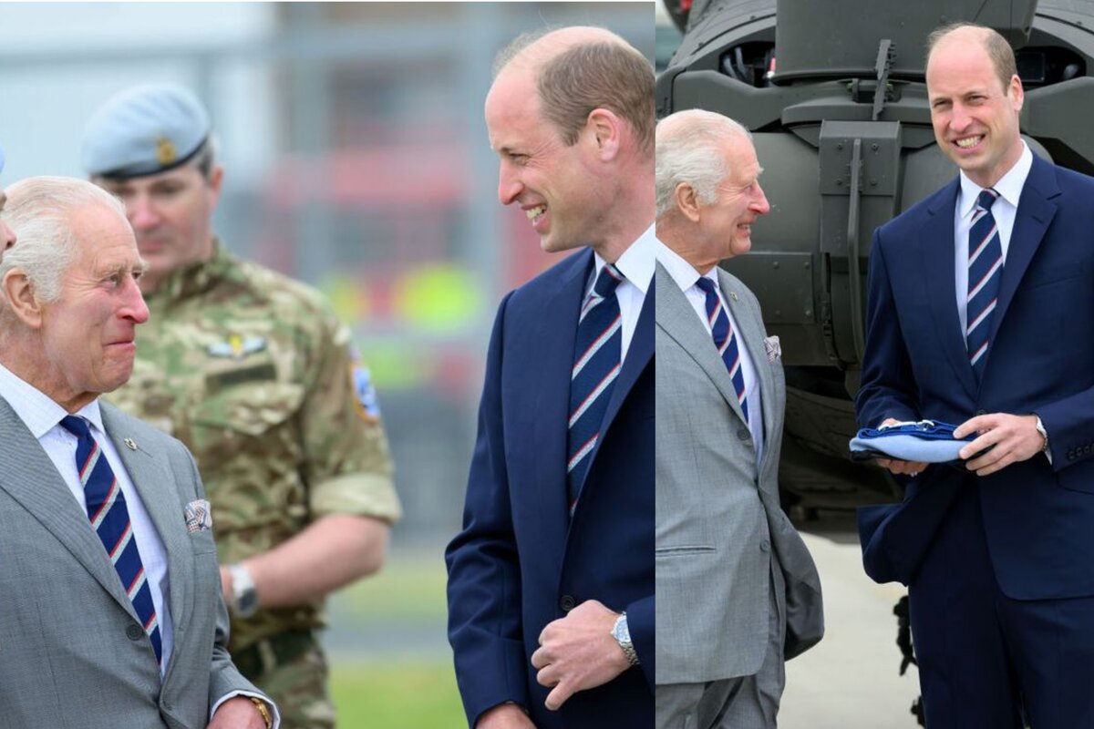 El rey Carlos III reaparece junto al príncipe William para entregarle un nuevo nombramiento militar
