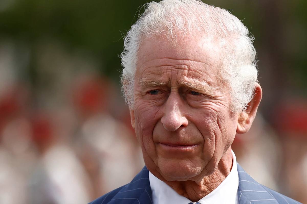 Activistas vandalizan el nuevo retrato oficial del rey Carlos III en Londres