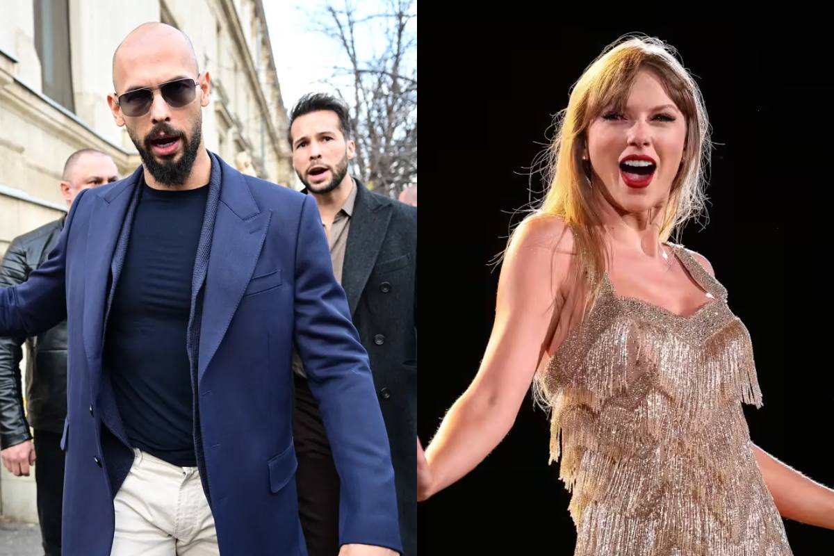 Andrew Tate sobre Taylor Swift: "me acostaría con ella pero ya es muy anciana"