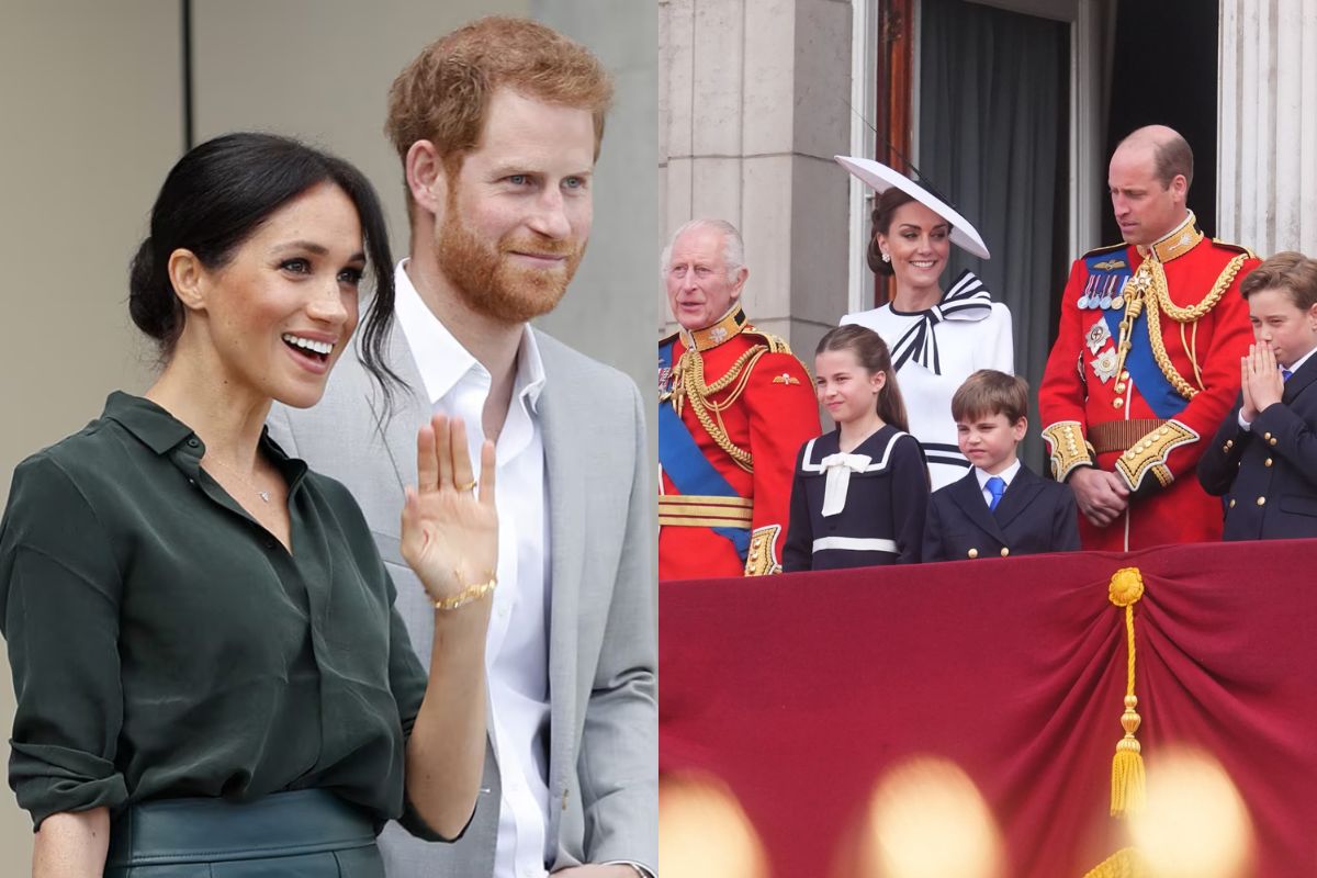 El príncipe Harry y Meghan Markle hicieron un "movimiento ridículo" durante el Trooping the Colour, según experto