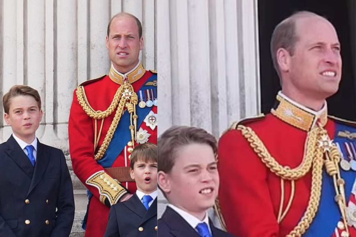 Las fotos que muestran al príncipe Louis igual a Kate Middleton, y al príncipe George y la princesa Charlotte iguales al príncipe William