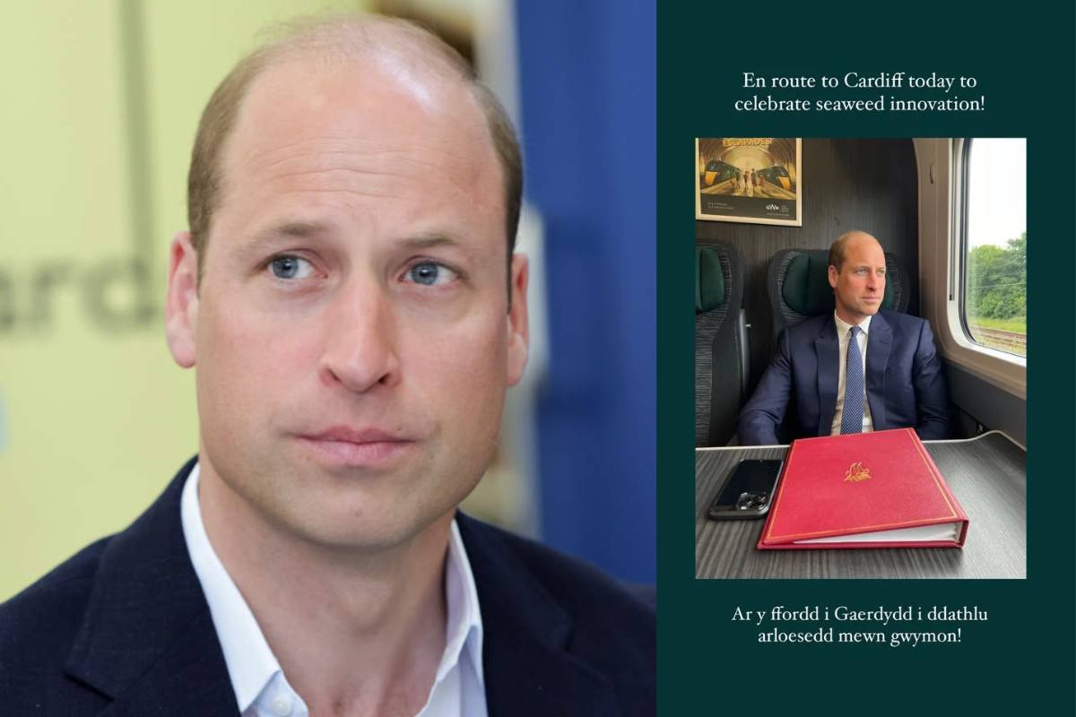 El príncipe William aparece en una foto con un aparato con el que rara vez se ve a un miembro real