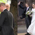 El príncipe William se mostró triste en su llegada a la boda del duque de Westminster