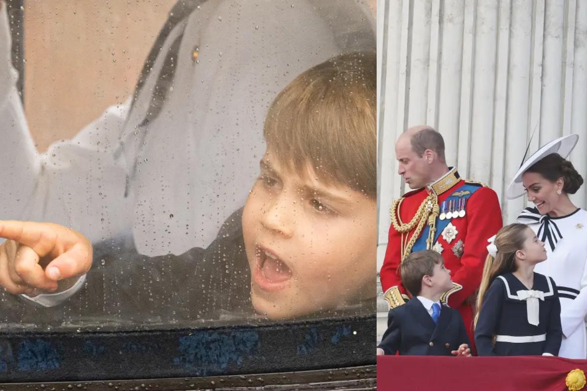 Experta revela lo que el príncipe Louis le dijo a Kate Middleton y al príncipe William en Trooping The Colour
