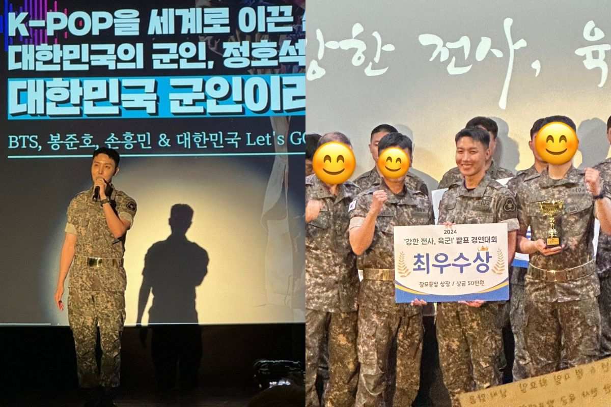 J-Hope de BTS es premiado en el 'Strong Warrior, Army! Presentation Contest'