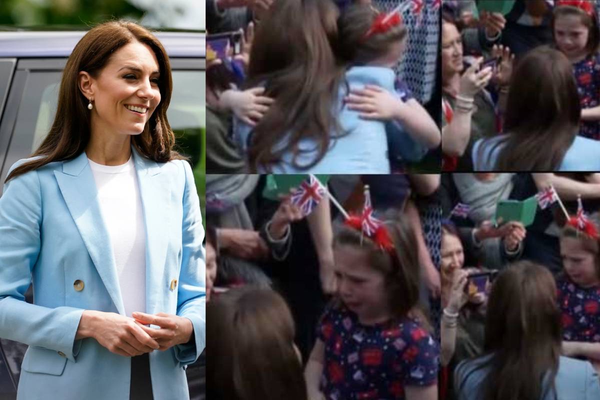 Un gesto de Kate Middleton hacia una niña llorando tiene conmovidos nuevamente a los fanáticos