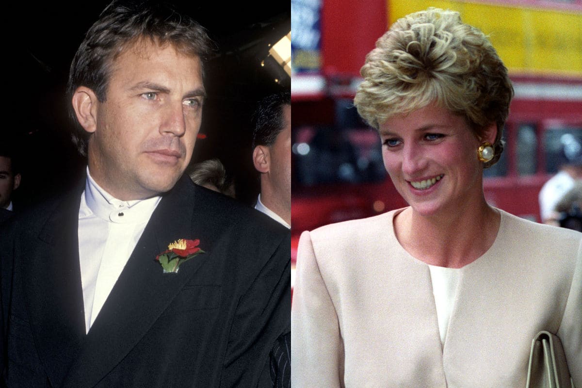 Kevin Costner revela que la realeza británica se volcó contra él por su "historia prohibida" con la princesa Diana
