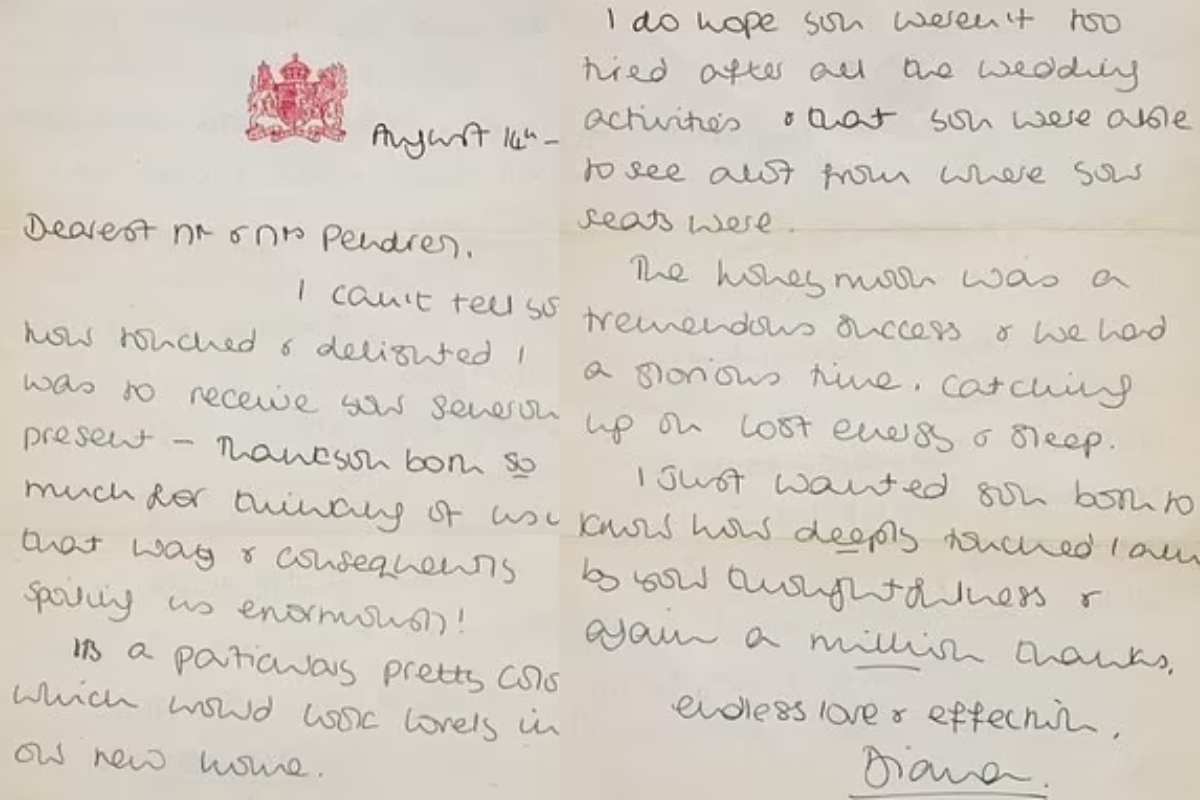 Princesa Diana: Sus cartas revelan el drama que vivió en medio de su luna de miel con el rey Carlos