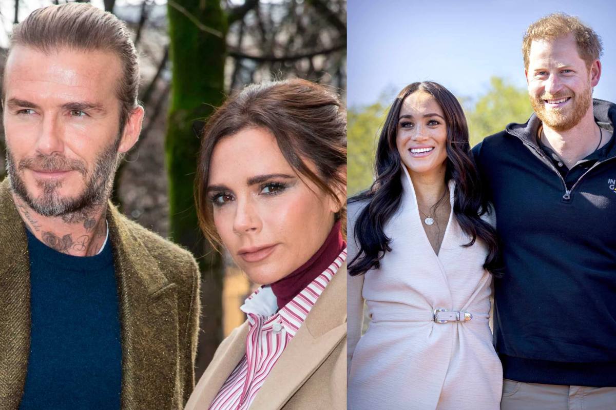 Nuevo libro sobre Victoria y David Beckham revela la disputa que tendrían con el príncipe Harry y Meghan Markle