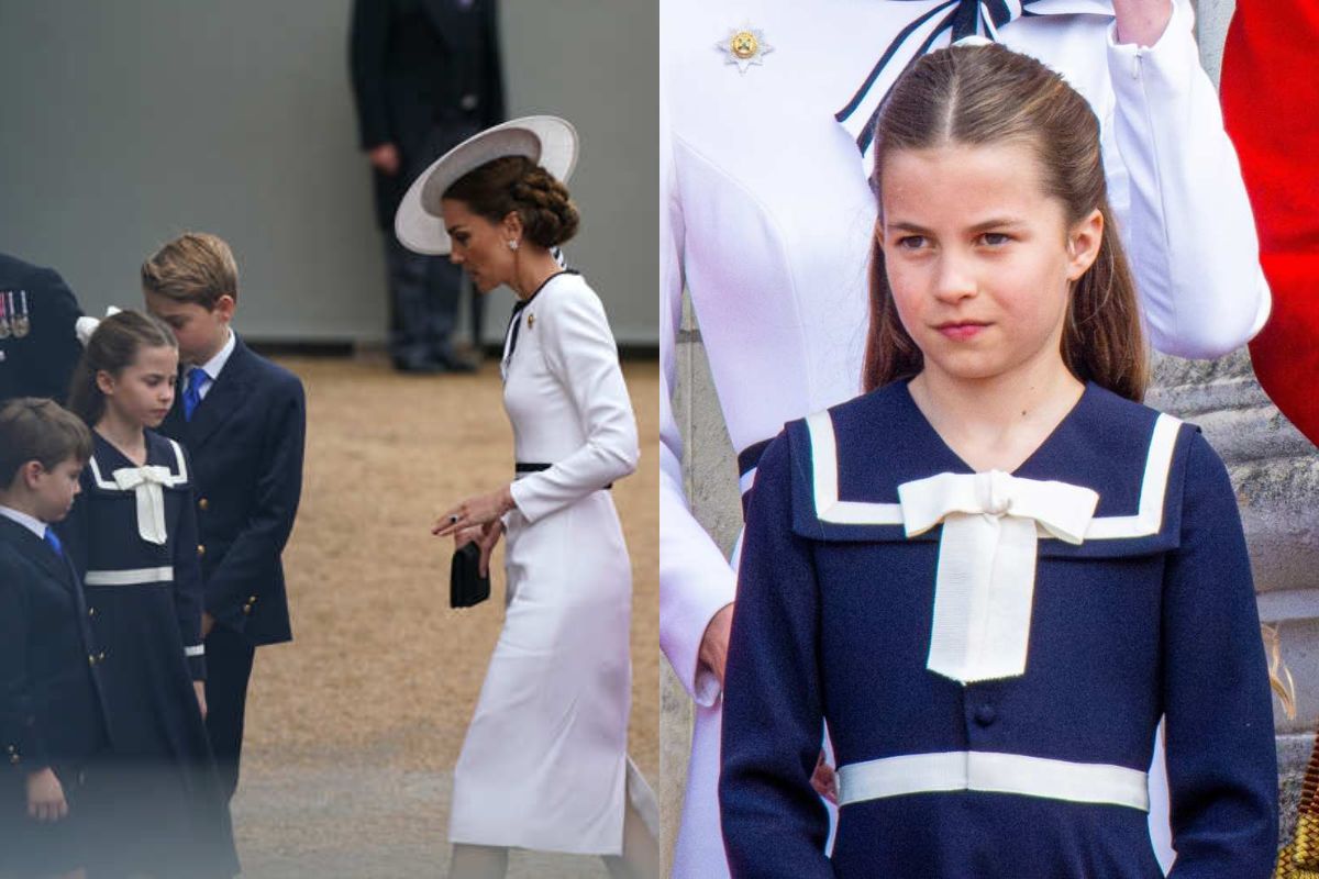 Experta real analiza la actitud de la princesa Charlotte en el pasado Trooping the Colour 2024