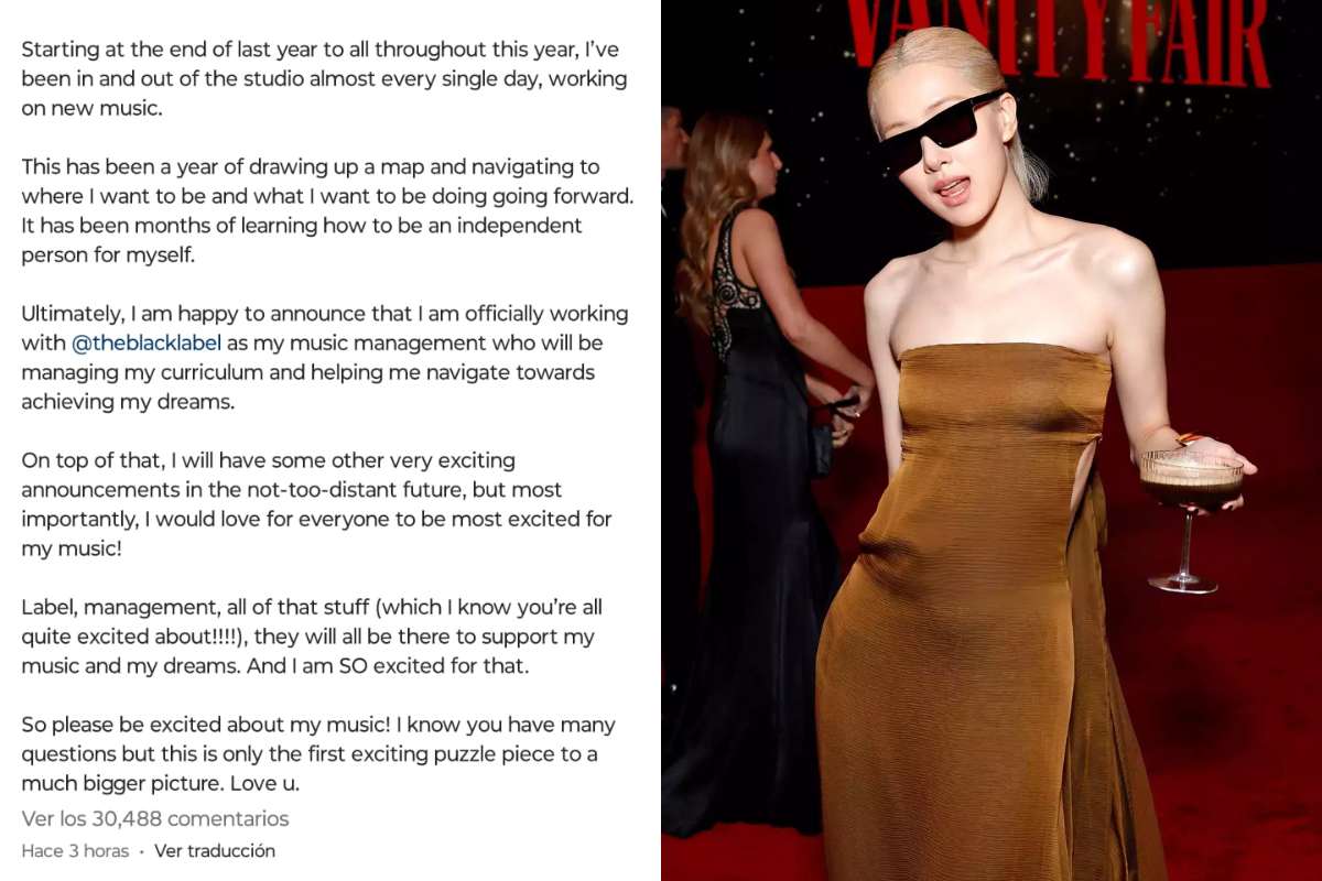 Rosé de BLACKPINK da una actualización de su próxima música a través de redes