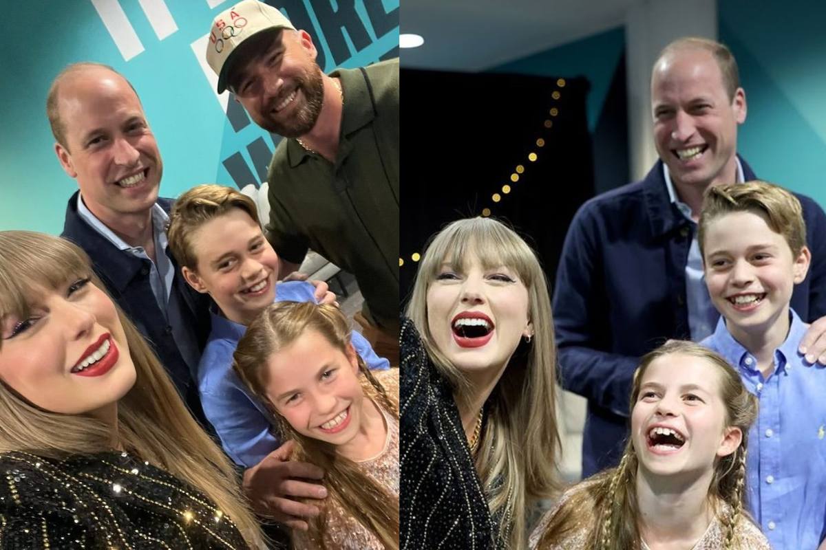 Taylor Swift y Travis Kelce recibieron una advertencia para reunirse con el príncipe William, Charlotte y George