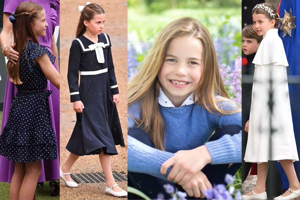 El cambio de estilo de la princesa Charlotte al pasar de ser una niña a una preadolescente