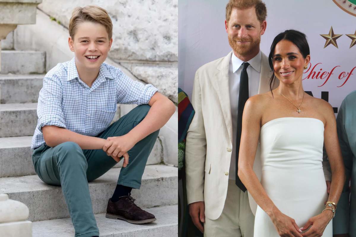 El príncipe George supuestamente amenazó al príncipe Harry y a Meghan Markle