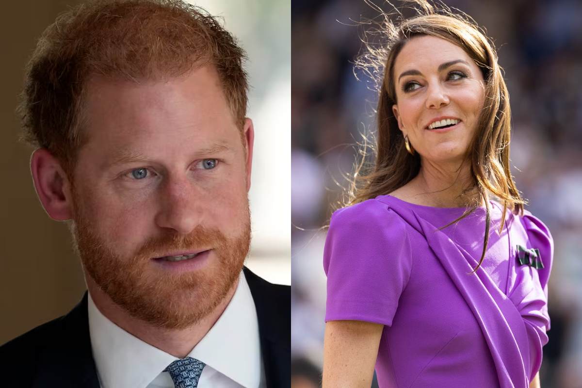 El príncipe Harry supuestamente felicitó a Kate Middleton por su aparición en Wimbledon