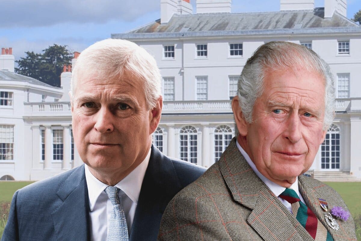 El rey Carlos III en planes de alquilar la residencia real del príncipe Andrés