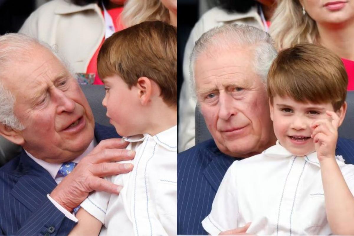 El rey Carlos III compartió un conmovedor momento con el príncipe Louis