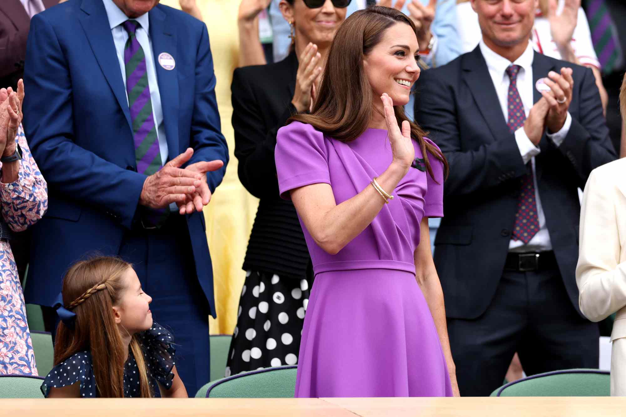 La princesa Charlotte se convirtió en el mejor apoyo para Kate Middleton en la final de Wimbledon