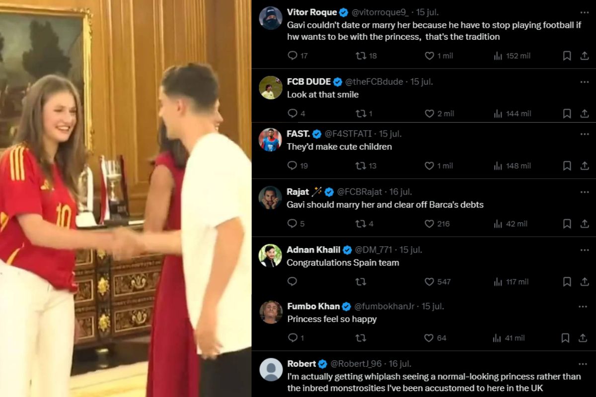 La foto viral de la princesa Leonor y Gavi que ha dejado a los internautas enamorados