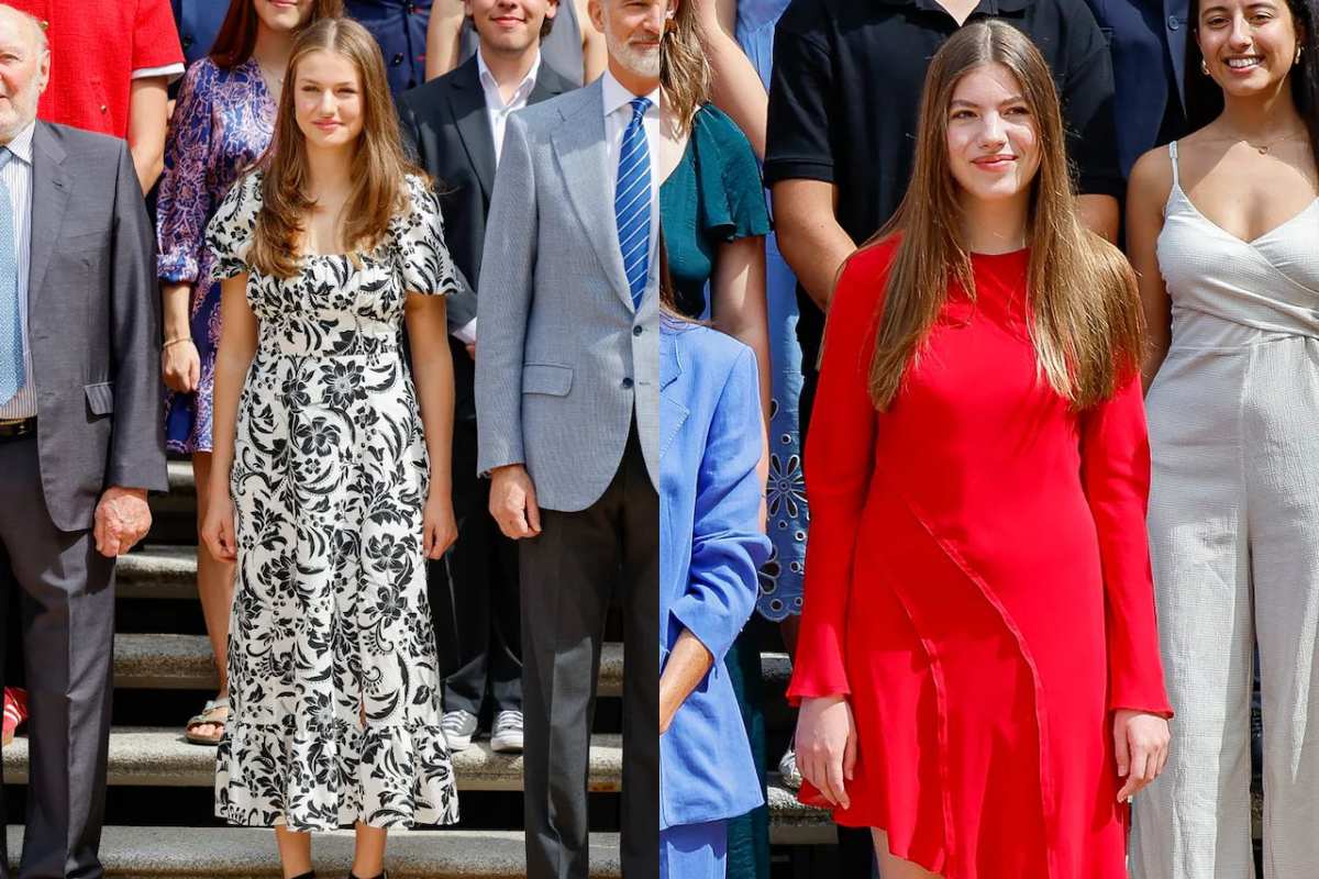 La princesa Leonor y la infanta Sofía hacen una inesperada aparición en la audiencia de los reyes