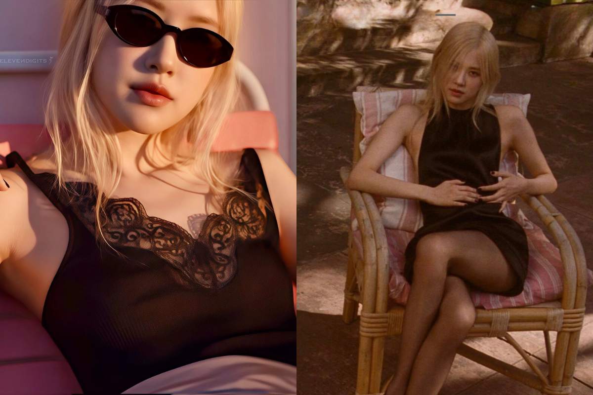 Rosé de BLACKPINK brilla en la nueva sesión fotográfica de Saint Laurent