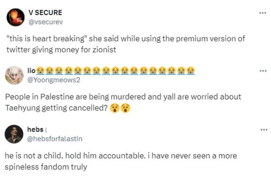 ¿V de BTS está apoyando el conflicto palestino publicando una foto comiendo McDonald's?