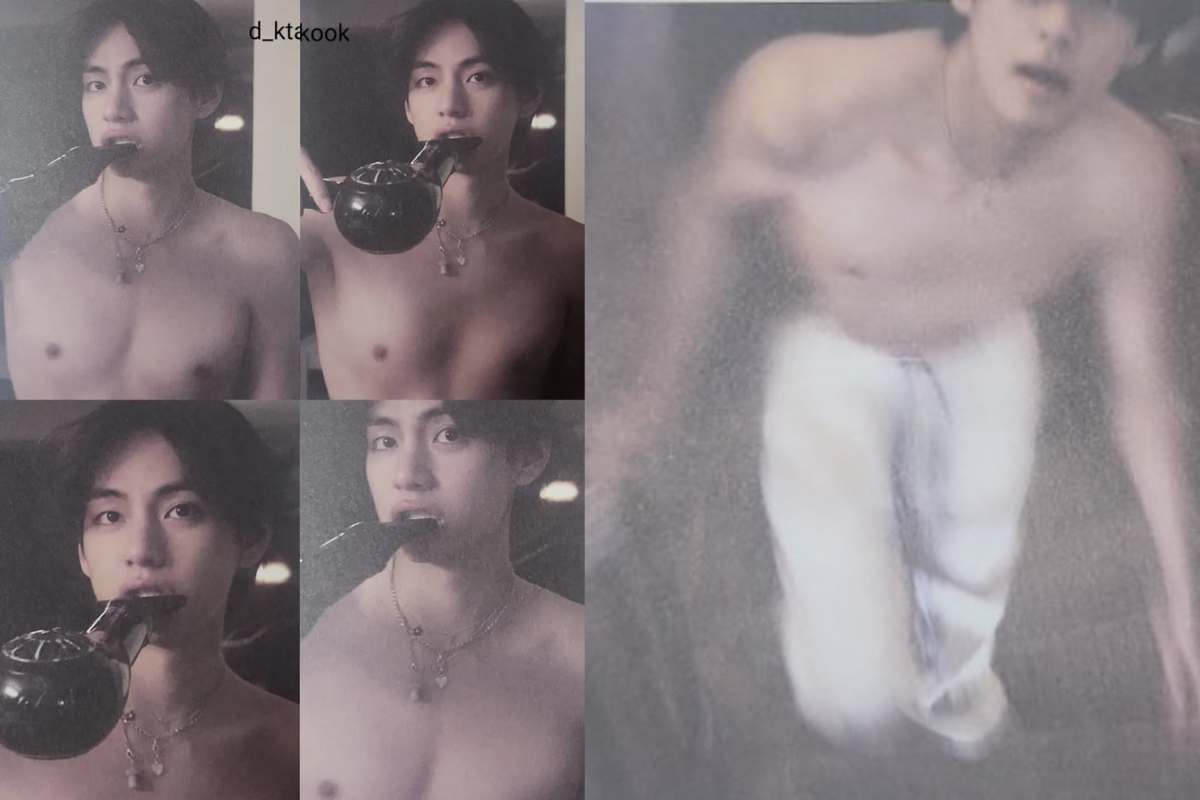 V de BTS vuelve locos a los ARMYs con las fotos 'semidesnudo' de su nuevo foto libro