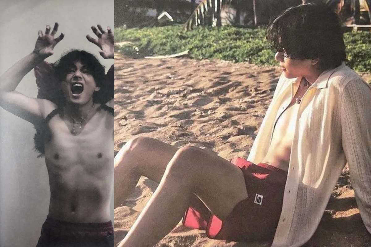 V de BTS vuelve locos a los ARMYs con las fotos 'semidesnudo' de su nuevo foto libro